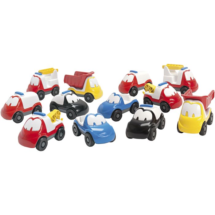 dantoy FunCars, str. 9 cm, 12 stk./ 1 sett