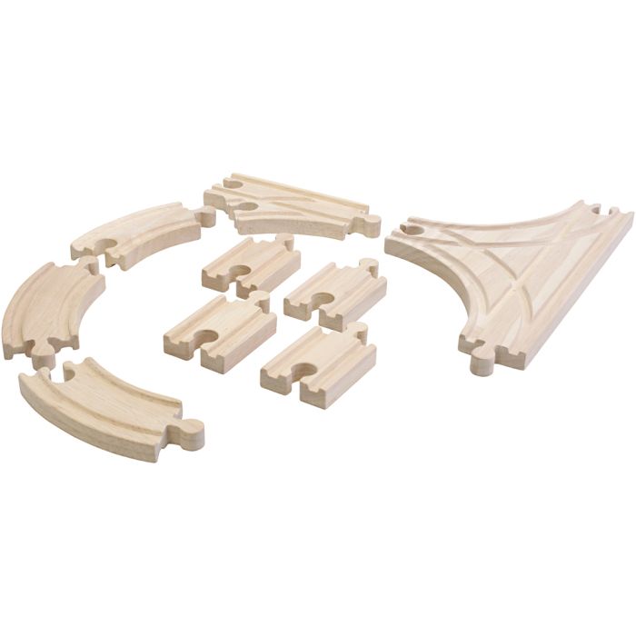 Togskinner t-formete, 9 stk./ 1 sett