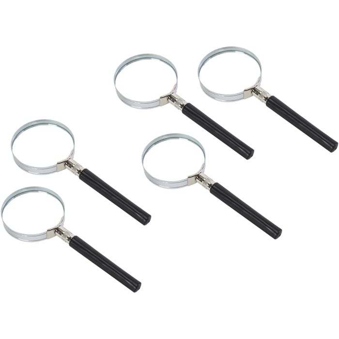 Forstørrelsesglass, str. 15 cm, 5 stk./ 1 sett