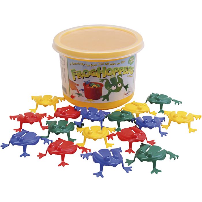 Froskspill, 16 stk./ 1 pk., Dansk tekst,Norsk tekst,Svensk tekst,Engelsk tekst