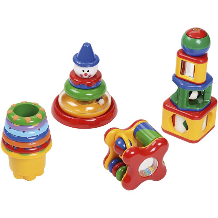 TOLO Bygge- og stabelbegre, 18 stk./ 1 pk.