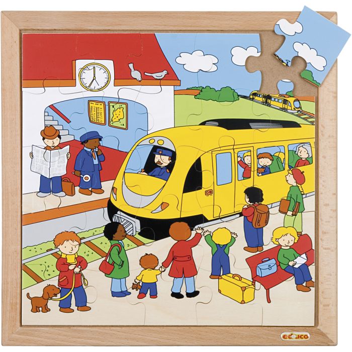 Educo Trepuslespill, str. 34x34 cm, 25 brikker, 1 stk.