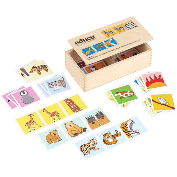 Educo Memory med Dyr, 1 stk.