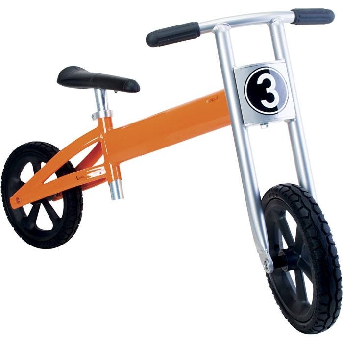 Zippl Løpesykkel, H: 37-47 cm, L: 84 cm, str. Medium 3-6 år, 1 stk.