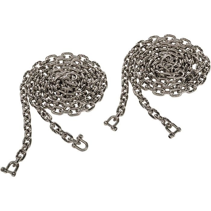 Kjeder til myk huske, L: 3 M, dia. 6 mm, 100 kg, 2 stk./ 1 stk.