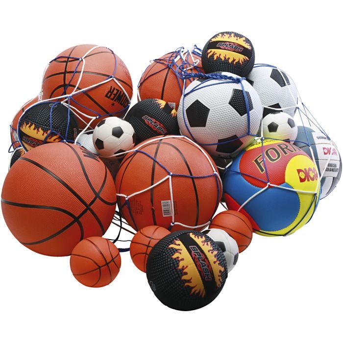 Ballsett medium, 27 stk./ 1 sett