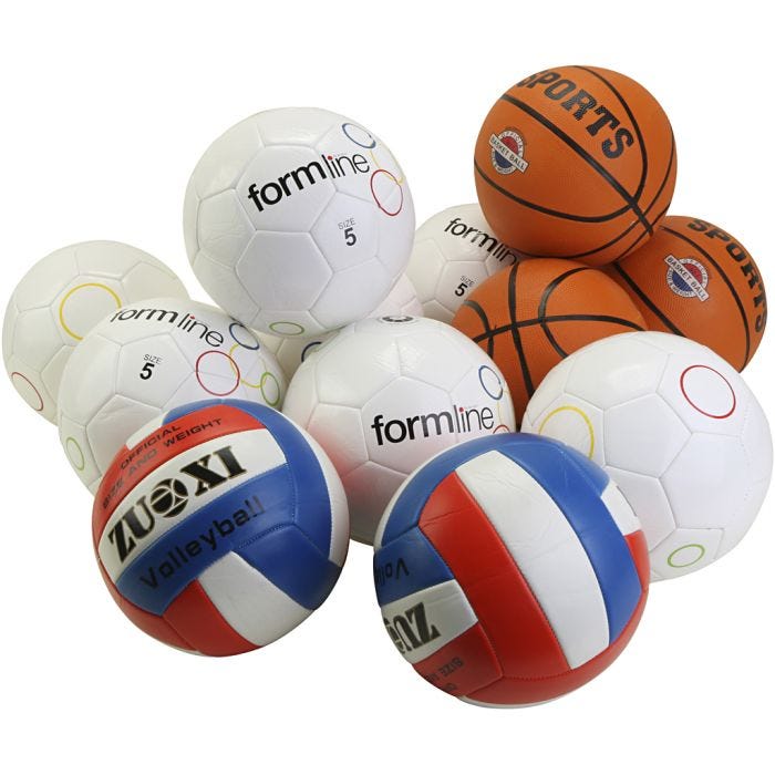 Ballsett lite, 12 stk./ 1 pk.