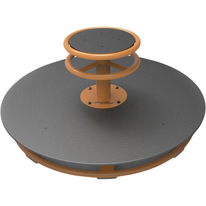 TopTrike by beleduc Karusell, H: 360 mm, dia. 850 mm, gul, 1 stk.