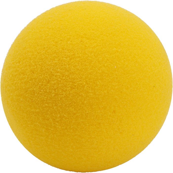 Softball, dia. 7 cm, gul, 1 pk.