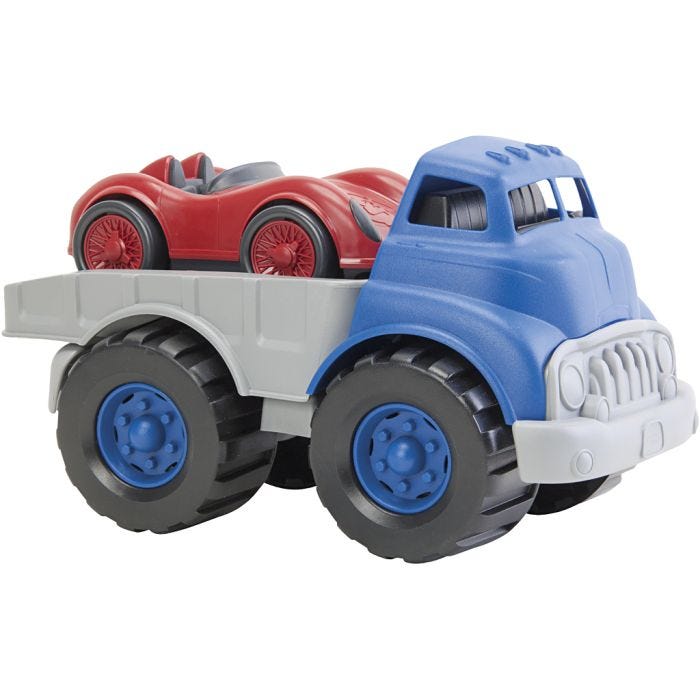 Green Toys, Biltransporter inkl. Bil, str. 30 cm, 1 stk.