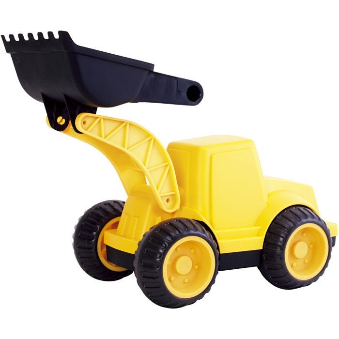 beleduc Plast kjøretøy, Gravemaskin, B: 58 cm, 1 stk.