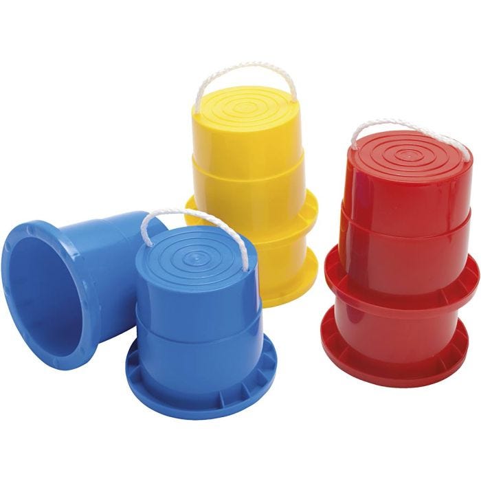 dantoy Gåklosser, Farge kan variere , 3 par/ 1 pk.