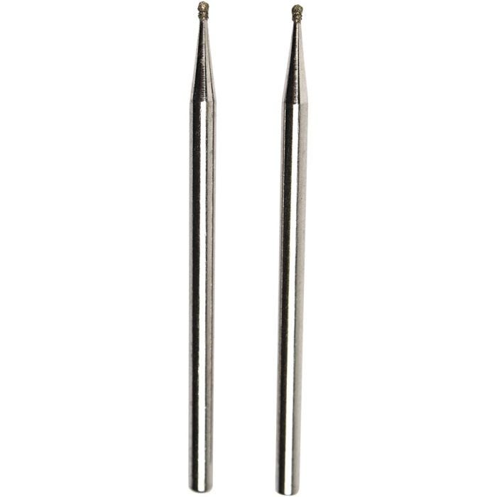 Diamantstift, str. 1,0 mm, 2 stk./ 1 pk.