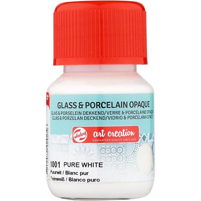 Keramikk- og porselensmaling, lys natur, 30 ml/ 1 fl.