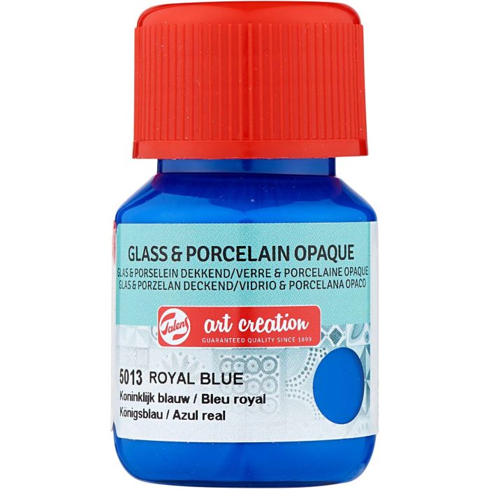 Keramikk- og porselensmaling, kongeblå, 30 ml/ 1 fl.