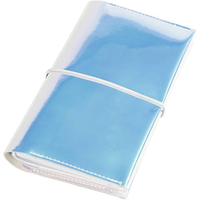 Kalender, str. 10x18x1,5 cm, elastisk lukking, holographically, 1 stk.