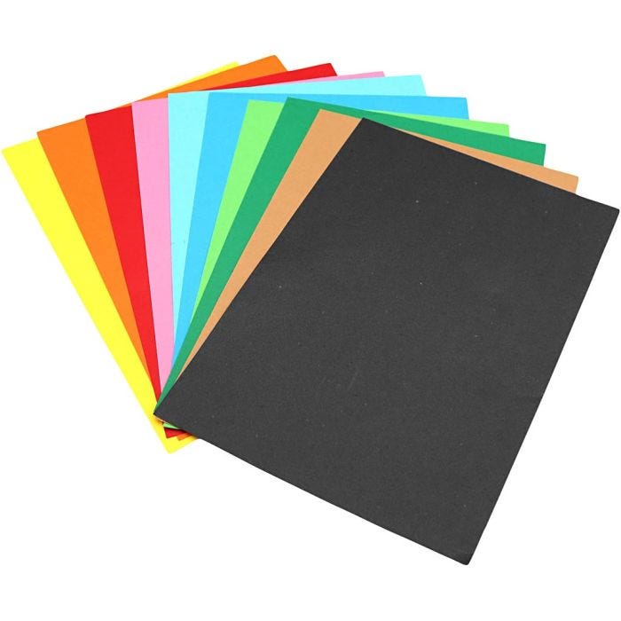 Creativ Papir, str. 42 x 60 cm, 110 g, 250 ark/ 1 pk.