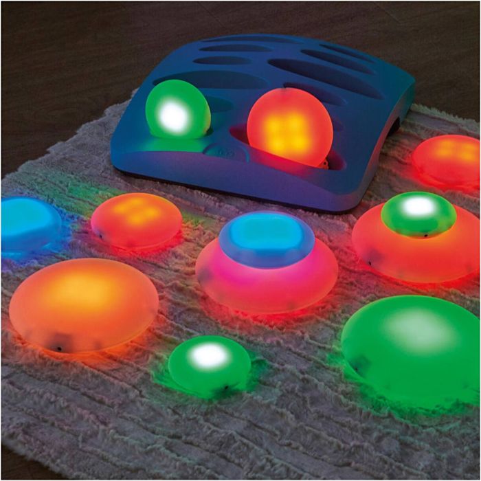 Glødende steiner, dia. 4,5 - 15 cm, 12 stk./ 1 pk.