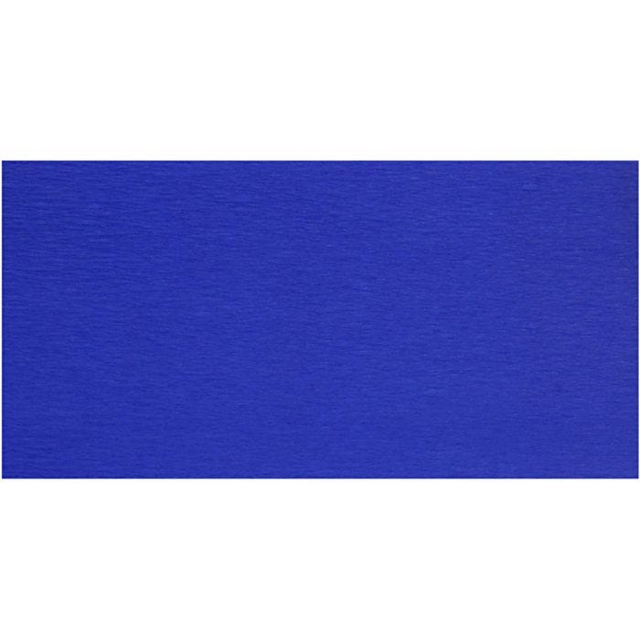 Kreppapir, ark 50x250 cm, blå, 10 legg/ 1 pk.