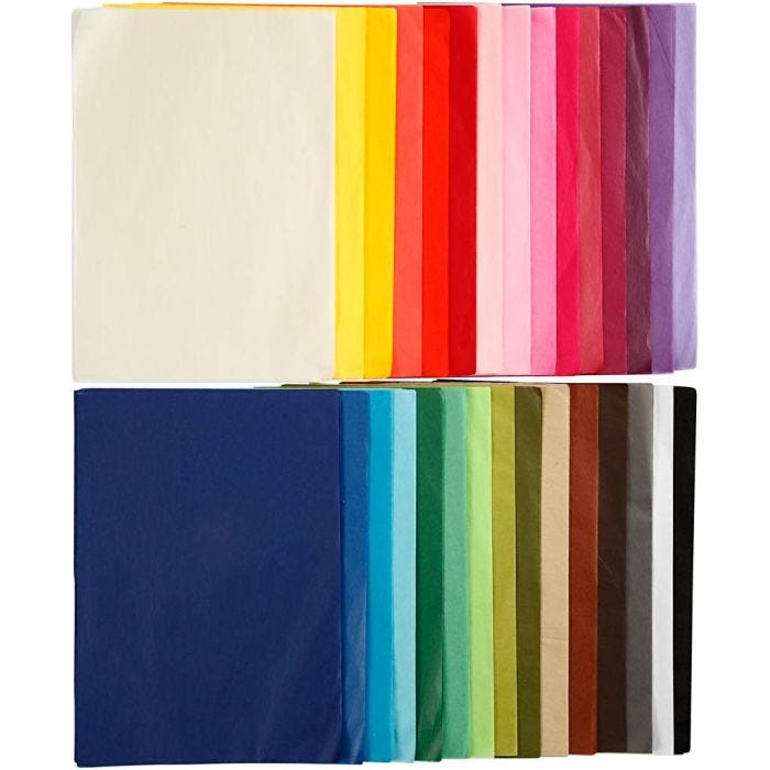 Silkepapir, A4, ark 210x297 mm, 17 g, 30x10 ark/ 1 pk.