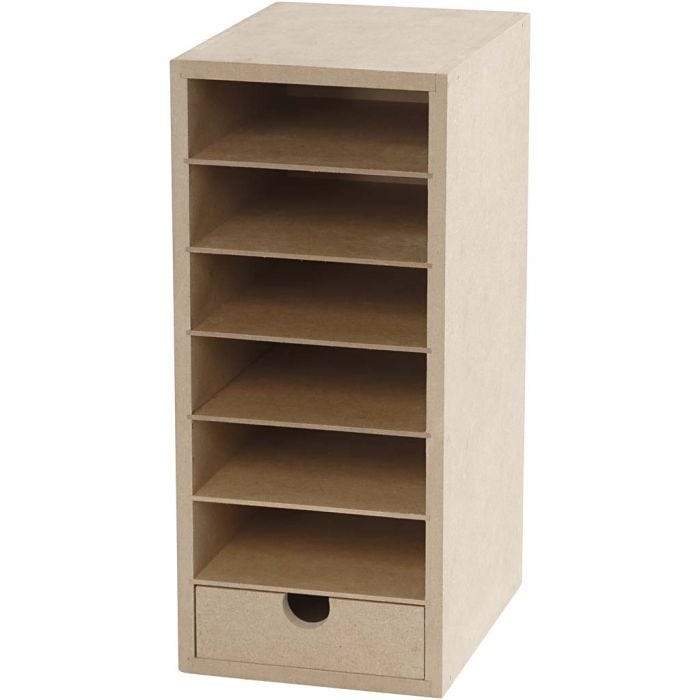 Kartongreol, H: 31,5 cm, D: 18 cm, B: 14 cm, A6, 1 stk.