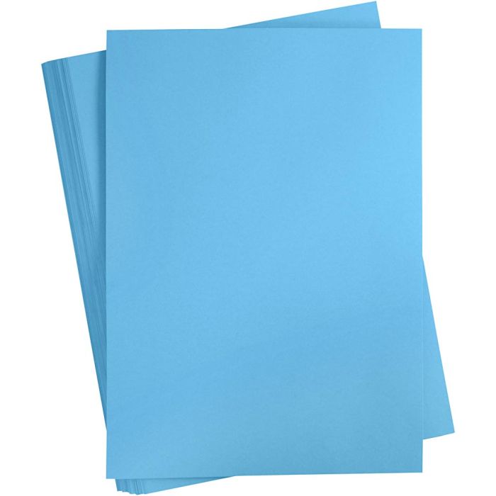 Kartong, A2, ark 420x594 mm, 180 g, turkis, 100 ark/ 1 pk.