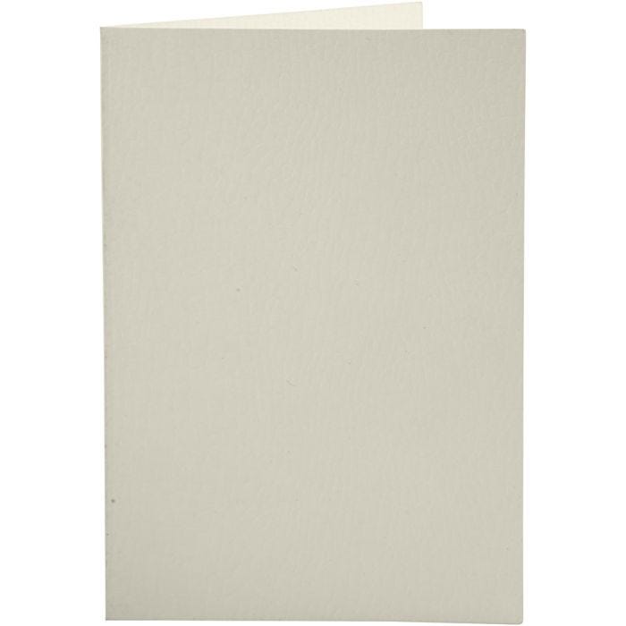 Kort, kort str. 10,5x15 cm, råhvit, 10 stk./ 1 pk.