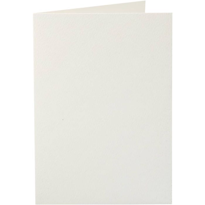 Kort, kort str. 10,5x15 cm, 220 g, råhvit, 10stk./ 1 pk.