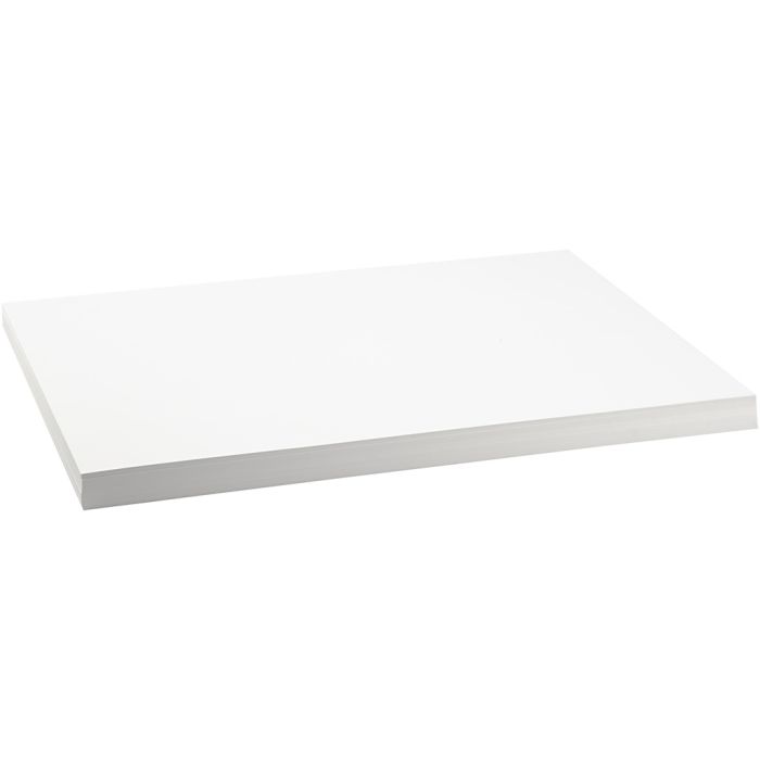 Kartong, A2, ark 420x594 mm, 250 g, hvit, 100 ark/ 1 pk.