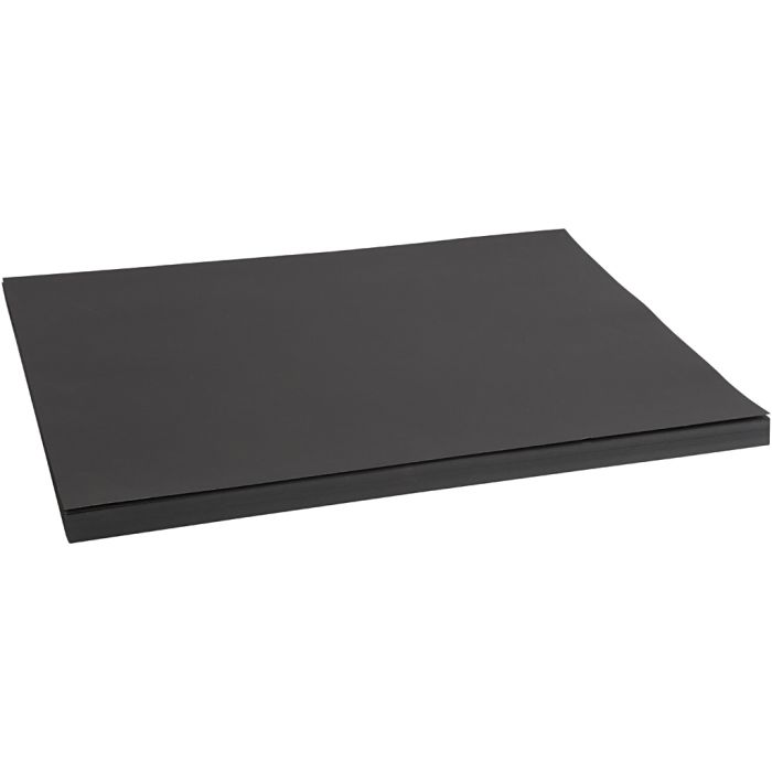 Kartong, A2, ark 420x594 mm, 200 g, svart, 100 ark/ 1 pk.