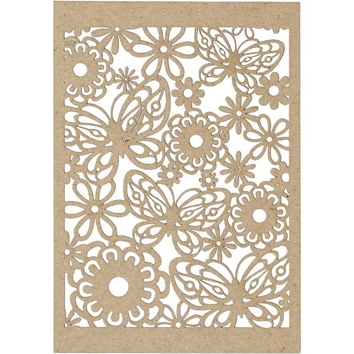 Blondekartong, ark 10,5x15 cm, 200 g, natur, 10 stk./ 1 pk.