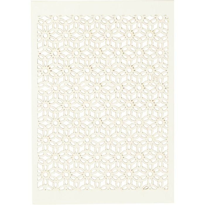 Blondekartong, ark 10,5x15 cm, 200 g, råhvit, 10stk./ 1 pk.