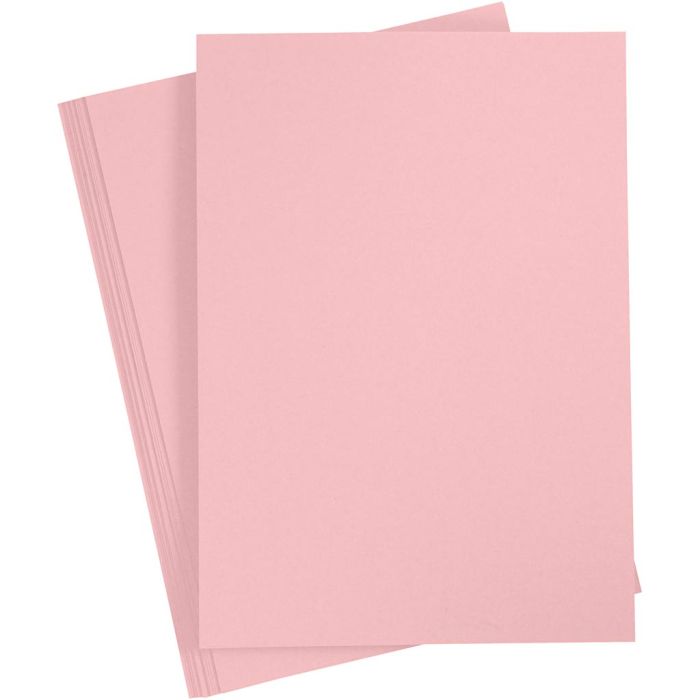 Papir, A4, ark 210x297 mm, 80 g, lys rød, 20stk./ 1 pk.