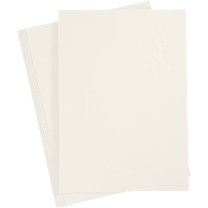 Papir, A4, ark 210x297 mm, 80 g, råhvit, 20 stk./ 1 pk.
