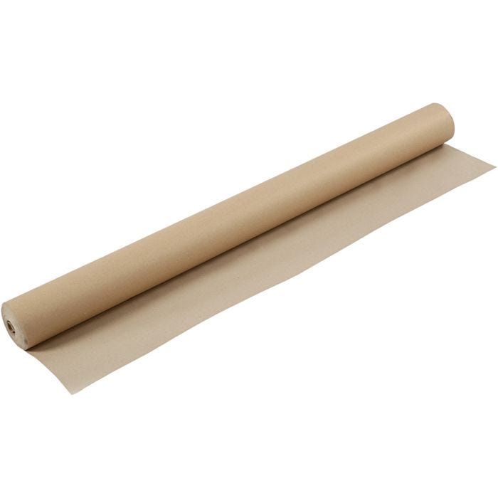 Karduspapir, B: 96 cm, 130 g, brun, 30 m/ 1 rl.