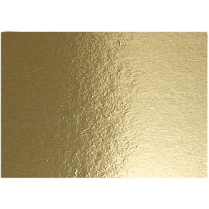 Metallkartong, A4, ark 210x297 mm, 280 g, gull, 10ark/ 1 pk.