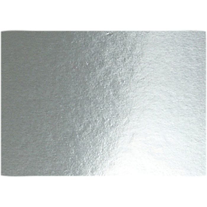 Metallkartong, A4, ark 210x297 mm, 280 g, sølv, 10 ark/ 1 pk.
