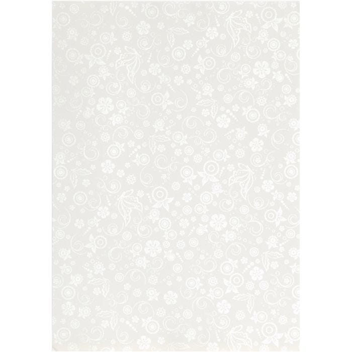 Papir, A4, ark 210x297 mm, 80 g, råhvit, 20 ark/ 1 pk.