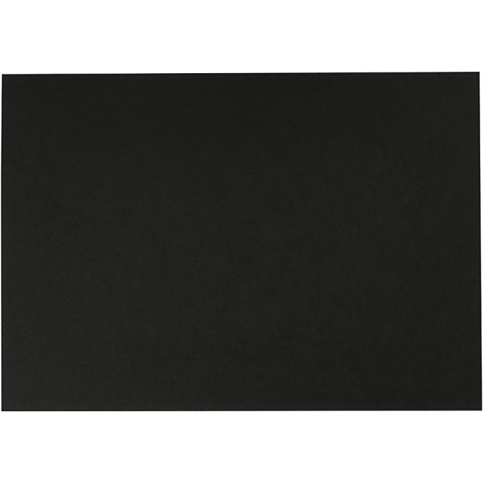 Akvarellpapir, A4, ark 210x297 mm, 230 g, svart, 10ark/ 1 pk.