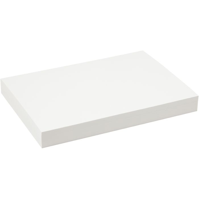 Akvarellpapir, A4, ark 210x297 mm, 200 g, hvit, 100 ark/ 1 pk.