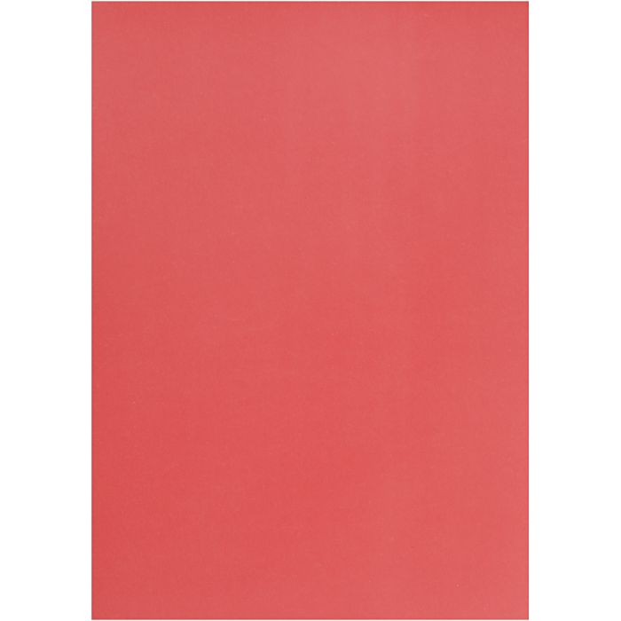 Vellumpapir, A4, ark 210x297 mm, 100 g, rød, 10 ark/ 1 pk.
