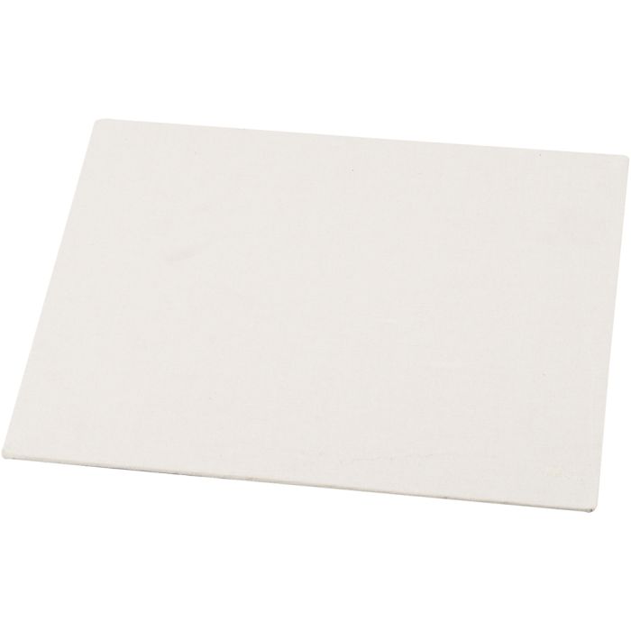 Maleplate, str. 18x24 cm, tykkelse 3 mm, 280 g, hvit, 1 stk.