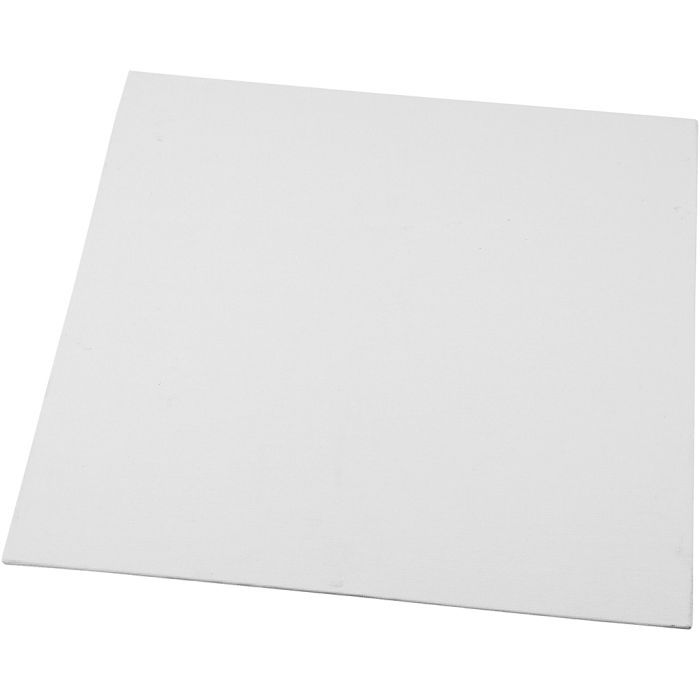 Maleplate, str. 30x30 cm, tykkelse 3 mm, 280 g, hvit, 1 stk.