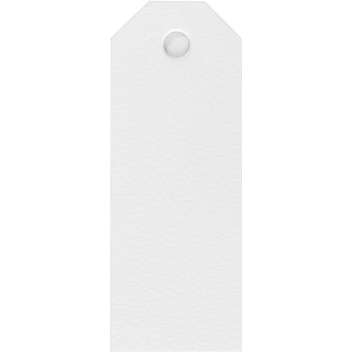Manillamerker, str. 3x8 cm, 220 g, hvit, 20 stk./ 1 pk.