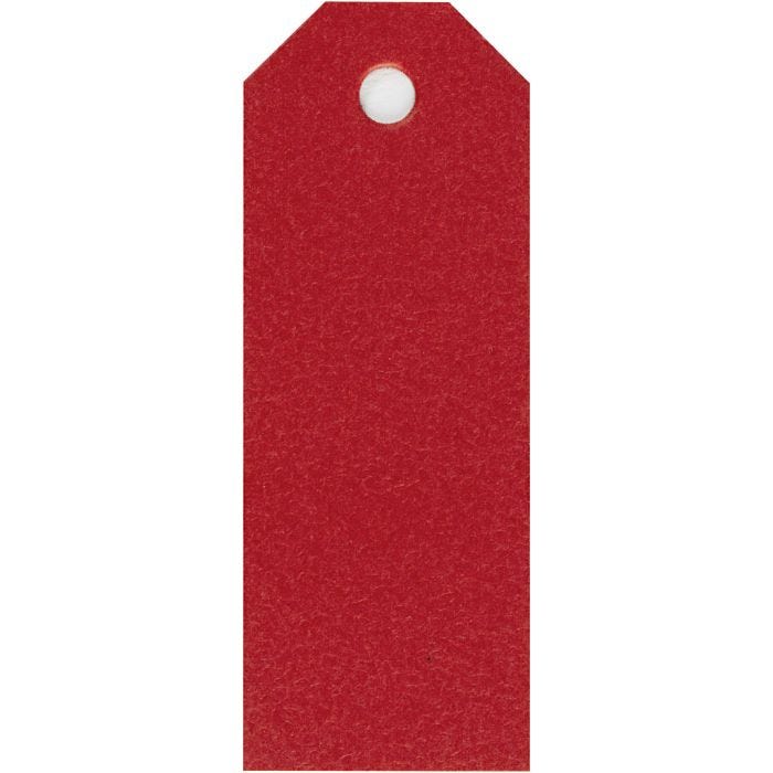 Manillamerker, str. 3x8 cm, 220 g, rød, 20 stk./ 1 pk.