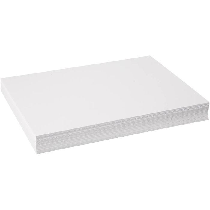 Tegnepapir, ark 60x84 cm, 120 g, hvit, 250 ark/ 1 pk.