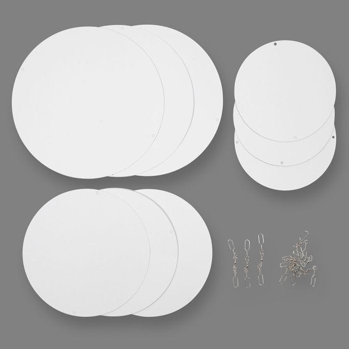 Uro, dia. 12+15+18 cm, 300 g, 4 sett/ 1 pk.