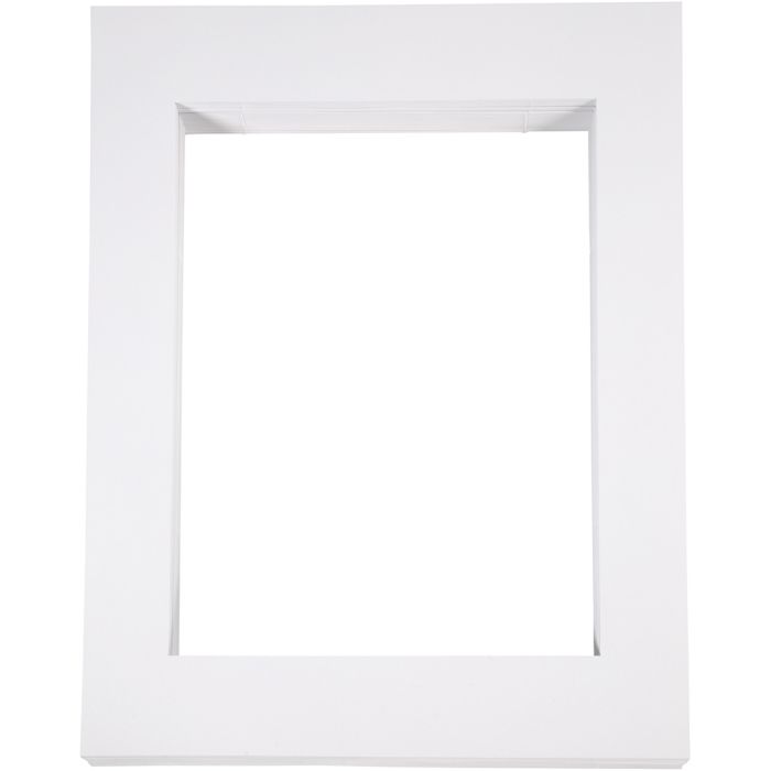 Passepartoutrammer, A3, str. 40x50 cm, 500 g, hvit, 100 stk./ 1 pk.