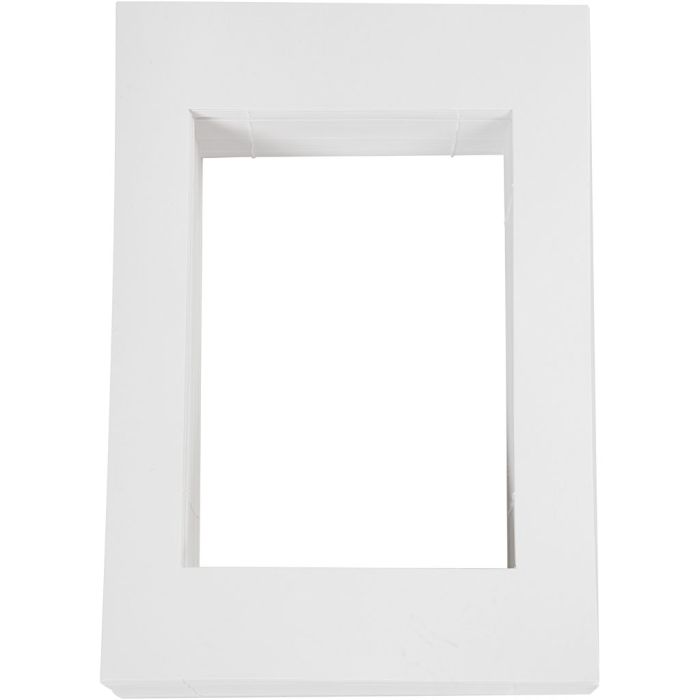 Passepartoutrammer, str. 19,8x28 cm, 500 g, hvit, 100 stk./ 1 pk.