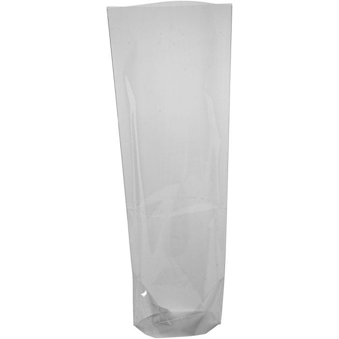 Cellofanpose, H: 19 cm, str. 7,5x5,5 cm, tykkelse 25 my, 20 stk./ 1 pk.